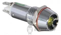 Сигнальна арматура AD22C-8 жовта 24V AC/DC