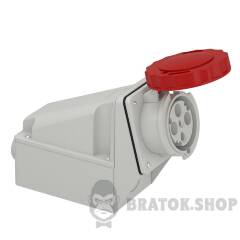 РОЗЕТКА НАСТІН.КОР. 63А 3P+E IP67 415В