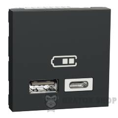 Подвійна USB розетка A+C антр