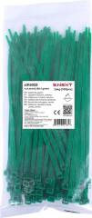 Кабельна стяжка e.ct.stand.150.4.green (100шт), зелена