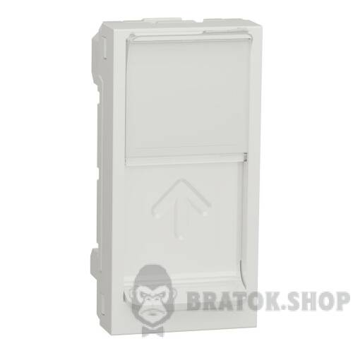 RJ45 накладка 1 модуль білий NU941018