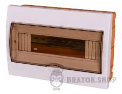 Корпус пластиковий 12-модульний e.plbox.stand.w.12k, вбудований