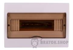 Корпус пластиковий 12-модульний e.plbox.stand.w.12k, вбудований