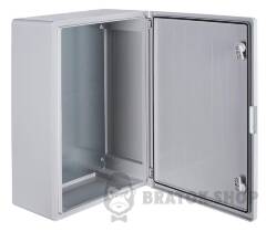 Корпус з ABS-пластику e.plbox.pro.p.60.40.20 з непрозорими дверцятами 600x400x200мм ІР65