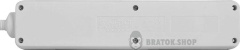 Подовжувач e.es.3.1.5.z.s.b.2.usb 3 гнізда, 1.5м, з з/к з USB-зарядкою, з вимикачем, baby protect