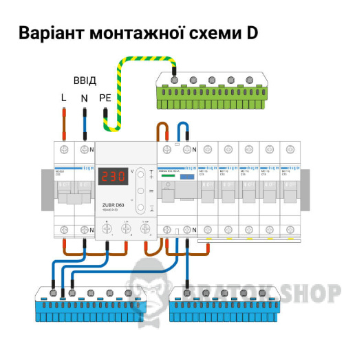 Реле напруги ZUBR D40