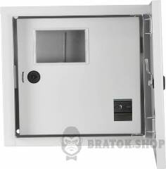 Корпус обліку металевий Light 4 модулі 1фл, навісний IP54, серії UBox