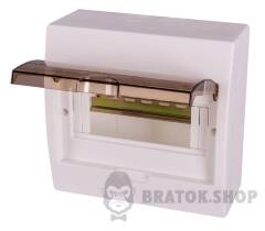 Корпус пластиковий 8-модульний e.plbox.stand.n.08k, навісний