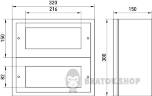 Корпус металлический e.mbox.industrial.n.24z IP41, навесной, на 24 модуля CPR800 в Киеве