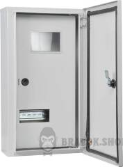Корпус обліку металевий Light 9 модулів 3фл, навісний IP54, серії UBox
