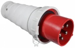 Вилка силовая переносная ВП 125A/5 400V 3P+N+PE (045) АСКО-Укрем A0080010011 красный