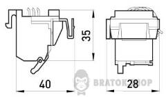 Додатковий сигнальний контакт e.industrial.ukm.250.B