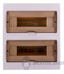 Корпус пластиковий 24-модульний e.plbox.stand.w.24k, вбудований
