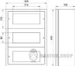 Корпус металлический e.mbox.industrial.n.36z IP41, навесной, на 36 модулей CPR801 в Киеве