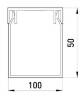 Короб пластиковий перфорований e.trunking.perf.stand.65.65, 65х65мм, 2м у Сумах