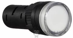 Сигнальна арматура AD16-16DS біла 220V АC
