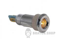 Сигнальна арматура TY08F жовта 24V AC/DC
