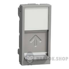 Центральна плата RJ45Keystone/Systimax 1 модуль алюміній