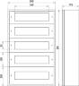 Корпус металлический e.mbox.industrial.n.100z IP41, навесной, на 100 модулей CPR804 в Киеве