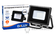 Прожектор светодиодный LED 20 Вт 6500K IP65 DELUX FMI 10
