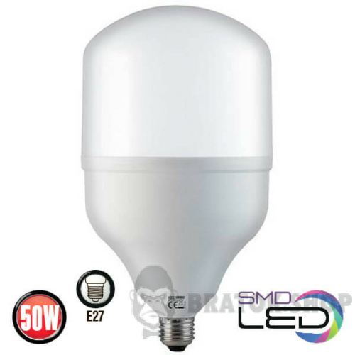 Светодиодная лампа E27 50W 4200K Horoz Electric TORCH-50 001-016-0050-033