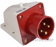 Вилка силовая стационарная ВС 16A/4 400V 3P+PE (514) АСКО-Укрем A0080060002 красный