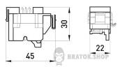 Додатковий сигнальний контакт e.industrial.ukm.100.B в Сумах