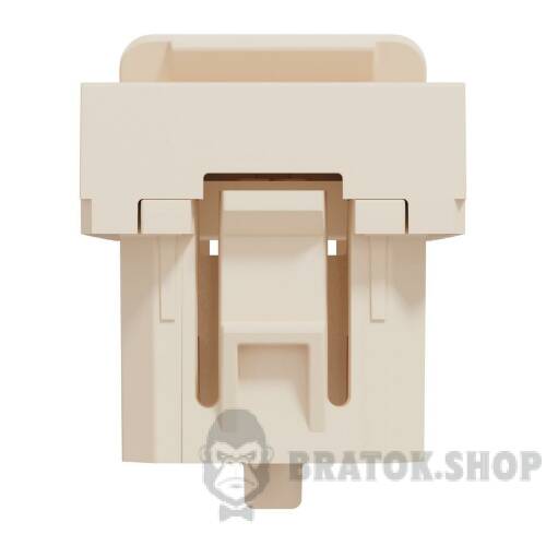 Центральна плата RJ45Keystone/Systimax, 1 модуль, бежева Unica New Studio NU946044 в Киеве