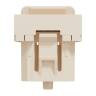 Центральна плата RJ45Keystone/Systimax, 1 модуль, бежева Unica New Studio NU946044 в Киеве