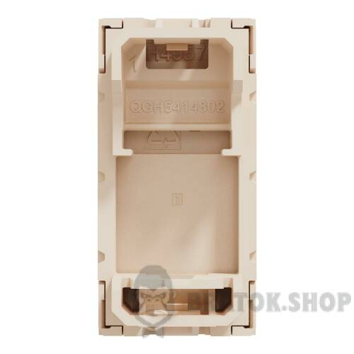 Центральна плата RJ45Keystone/Systimax, 1 модуль, бежева Unica New Studio NU946044 в Киеве
