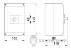 Пакетный переключатель в корпусе e.industrial.sb.1-0-2.4.20, 4р, 20А (1-0-2) i0360012 в Киеве