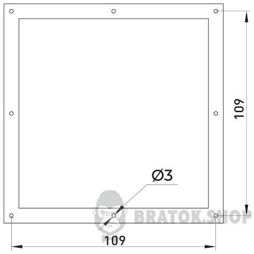 Решітка з фільтром e.climat.filter.pro.97 97х97мм, IP55 s0103013 у Києві