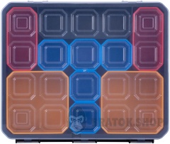 Органайзер пластиковий, e.toolbox.pro.15, 15" 273х231х62мм