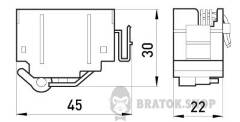 Додатковий сигнальний контакт e.industrial.ukm.60.B