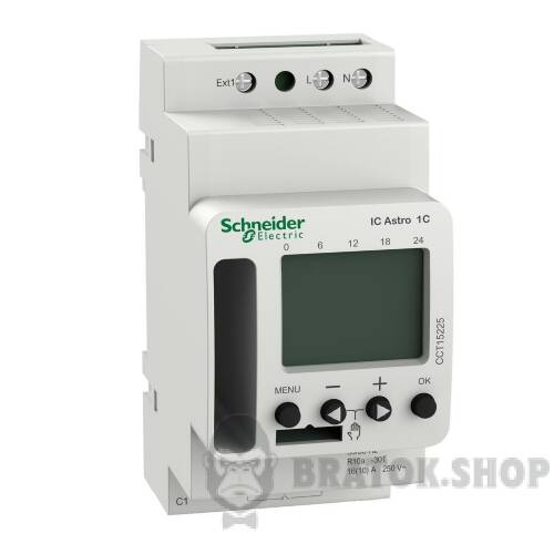 Програмований сутінковий вимикач, Acti9 IC Astro 1C SMART CCT15225