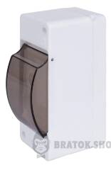 Корпус пластиковий 2-модульний e.plbox.stand.n.02k, навісний