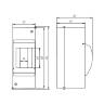 Корпус пластиковий 2-модульний e.plbox.stand.n.02k, навісний s029111 у Києві