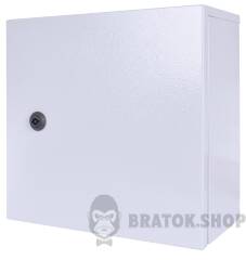 Корпус металевий e.mbox.stand.p.40.40.20 IP54 з монтажною панеллю (400x400x200)