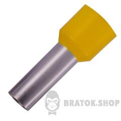 Ізольований наконечник втулковий e.terminal.stand.e16-18.yellow 16,0 кв.мм, жовтий, 100шт