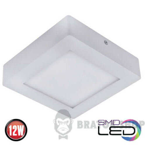 Светильник накладной светодиодный 12W 4200K квадрат Horoz Electric ARINA-12 016-026-0012-030