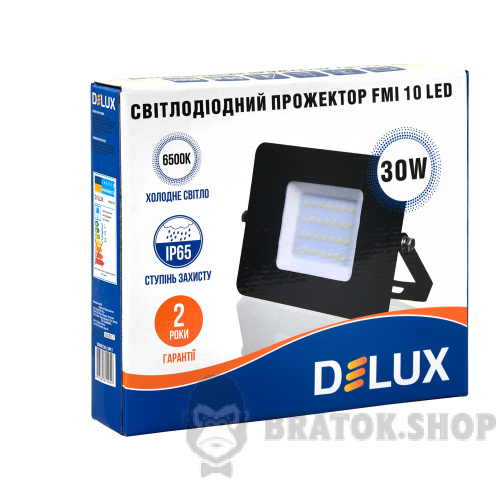 Прожектор світлодіодний LED 30 Вт 6500K IP65 DELUX FMI 10