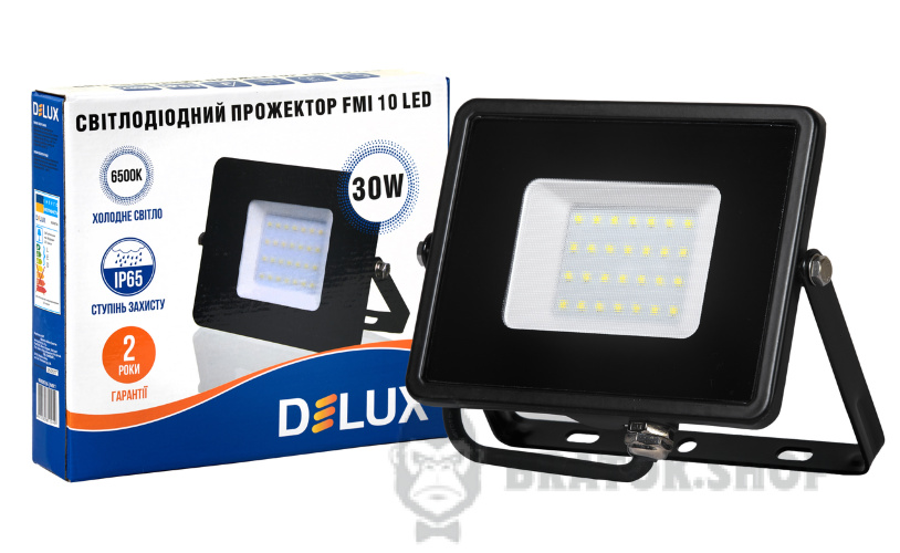 Прожектор світлодіодний LED 30 Вт 6500K IP65 DELUX FMI 10
