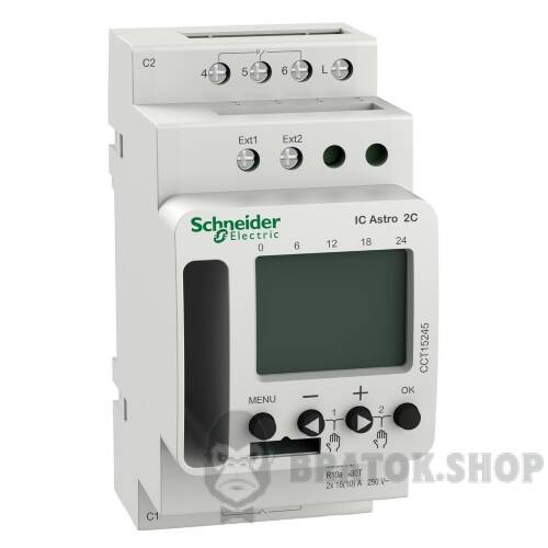 Програмований сутінковий вимикач, Acti9 IC Astro 2C SMART CCT15245