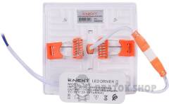 Светильник светодиодный встроенный e.LED.stand.MP.Square.R.10.4500 квадрат 10Вт 4500К 900Лм