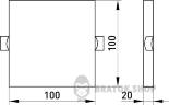 Светильник светодиодный встроенный e.LED.stand.MP.Square.R.10.4500 квадрат 10Вт 4500К 900Лм l0861008 в Киеве