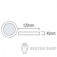 Светильник накладной 18W 4200K круглый Horoz Electric CARLA-18
