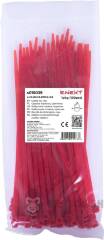 Кабельна стяжка e.ct.stand.200.5.red (100шт), червона