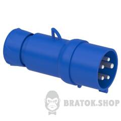 КАБ.ВИЛКА PRATIKA, КОНЕКТОР 32A IP44
