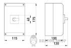 Пакетный переключатель в корпусе e.industrial.sb.1-0-2.4.40, 4р, 40А (1-0-2) i0360013 в Киеве