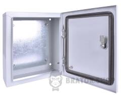 Корпус металевий e.mbox.stand.p.60.50.20 IP54 з монтажною панеллю (600x500x200)